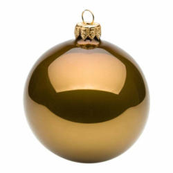 Palla di Natale MAGIC BLOOMS, vetro, oro
