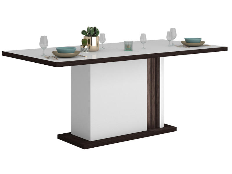 Tisch ausziehbar AROLLA 180-225x100x76cm weiss