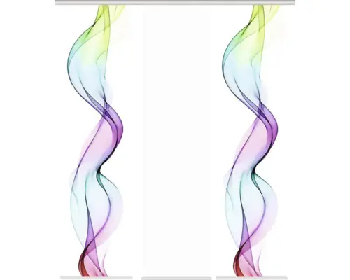 Flächenvorhang Alberta 3er-Set multicolor 60x245 cm