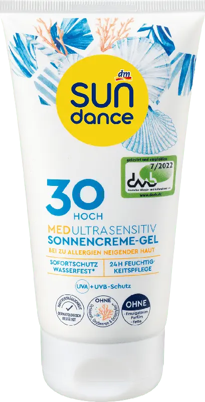 SUNDANCE MED Ultra Sensitiv Sonnencreme-Gel LSF 30