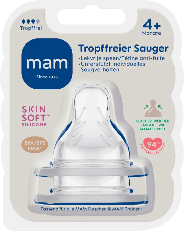 MAM Sauger 4+ Monate Tropffrei