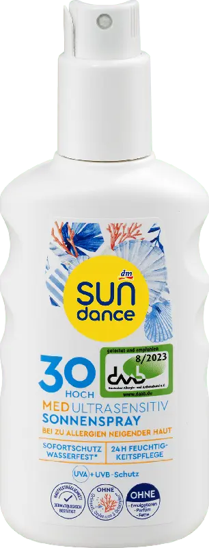 SUNDANCE MED Ultra Sensitiv Sonnenspray LSF 30