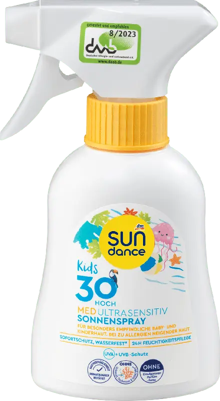 SUNDANCE Kids Ultra Sensitiv Sonnenspray LSF 30