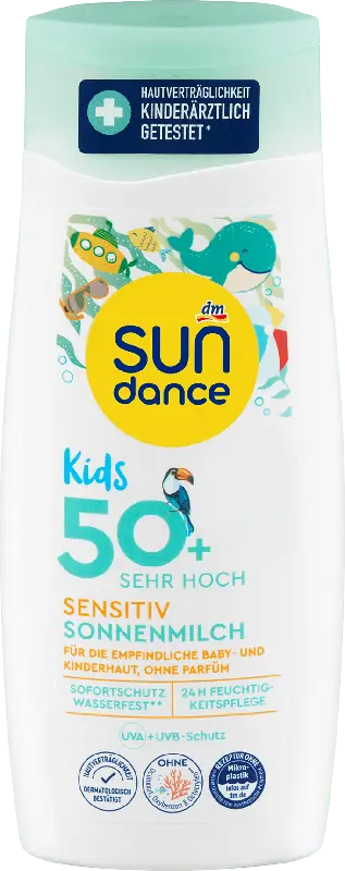 SUNDANCE Kids Sonnenmilch sensitiv LSF 50+