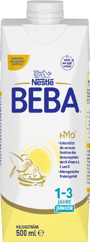 Nestlé BEBA Milchgetränk, trinkfertig, Junior, ab 1 Jahr