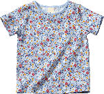 dm-drogerie markt ALANA T-Shirt Pro Climate mit Blumen-Muster, blau, Gr. 122 - bis 15.05.2024