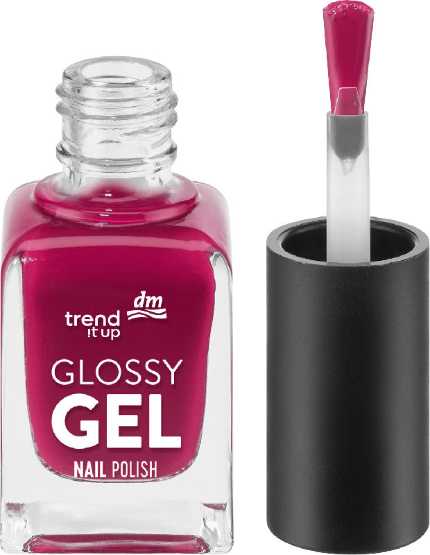 trend !t up Nagellack Glossy Gel 220 Dark Plum Red