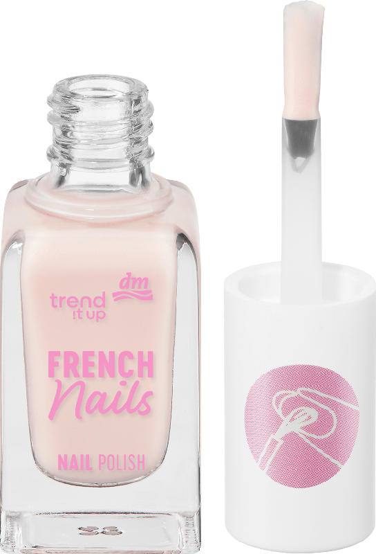 trend !t up Nagellack French 010 White Nude