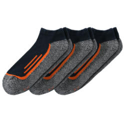3 Paar Herren Trekking-Sneaker-Socken im Set
