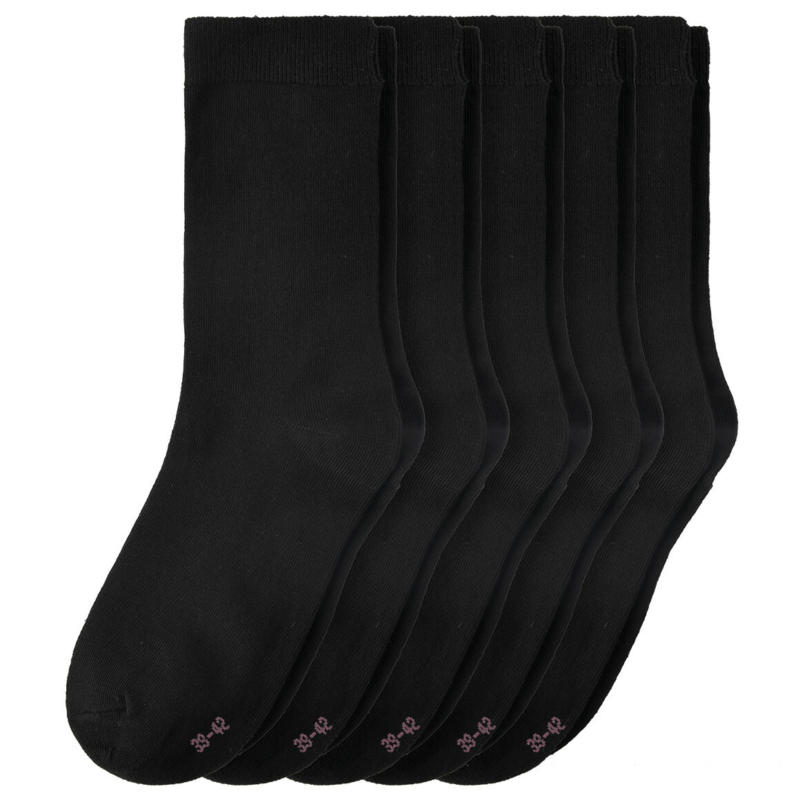 5 Paar Damen Socken mit Bio-Baumwolle
