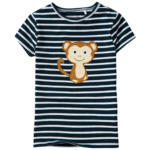 Ernsting's family Mädchen T-Shirt mit Affen-Applikation - bis 03.04.2024