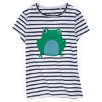 Ernsting's family Mädchen T-Shirt mit Frosch-Applikation - bis 08.05.2024