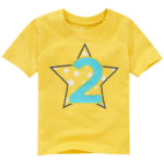 Ernsting's family Kinder T-Shirt mit Geburtstagszahl - bis 03.04.2024