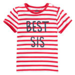 Ernsting's family Baby T-Shirt im Streifen-Look - bis 03.04.2024
