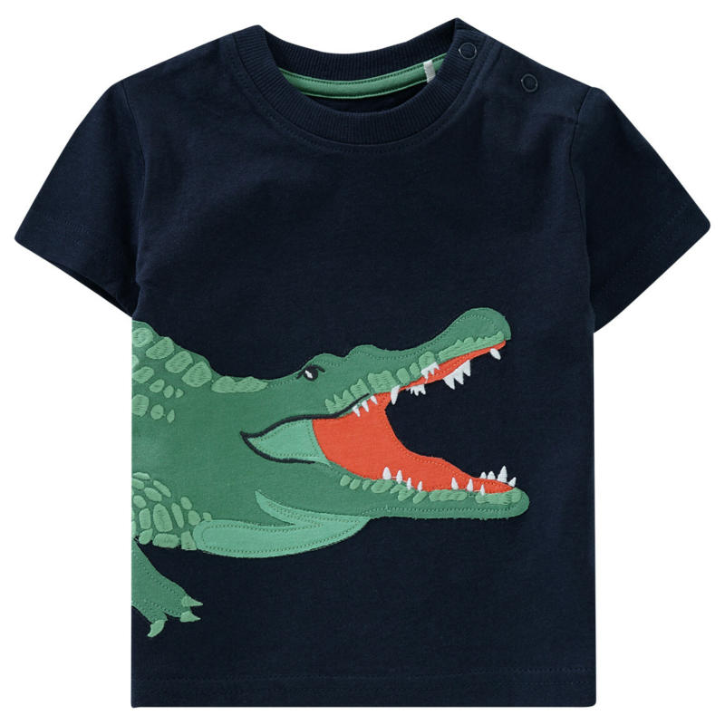 Baby T-Shirt mit Krokodil-Applikation