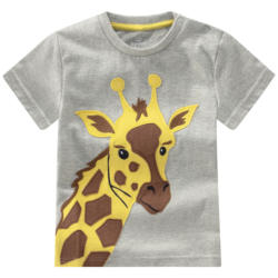 Baby T-Shirt mit Giraffen-Applikation