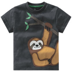 Baby T-Shirt mit Faultier-Applikation