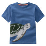 Ernsting's family Kinder T-Shirt mit Schildkröten-Applikation - bis 03.04.2024