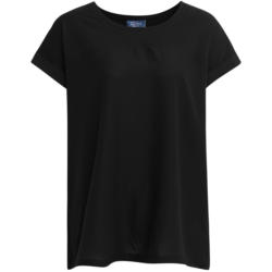 Damen T-Shirt mit Materialmix