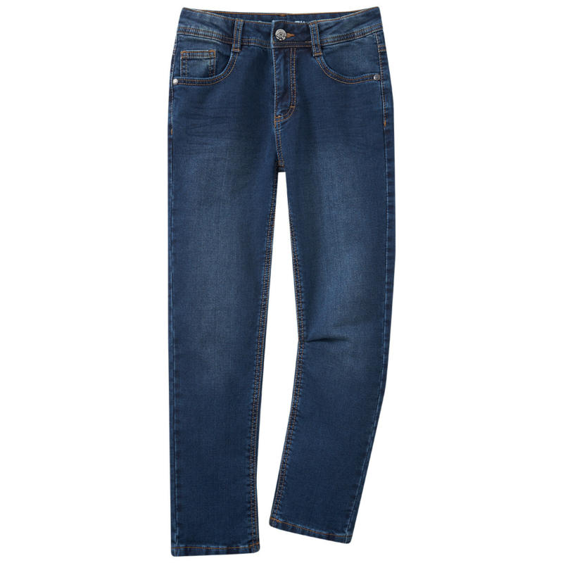 Jungen Straight-Jeans mit Used-Waschung