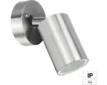 Hornbach Wandleuchte Aufbauleuchte e2 Sirius GU10 7 W 1-flammig IP 44 edelstahl (2528000192396)