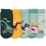Ernsting's family 5 Paar Baby Socken mit Dino-Motiven - bis 05.06.2024