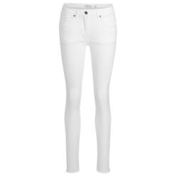 Damen Slim-Jeans mit ausgefranstem Saum