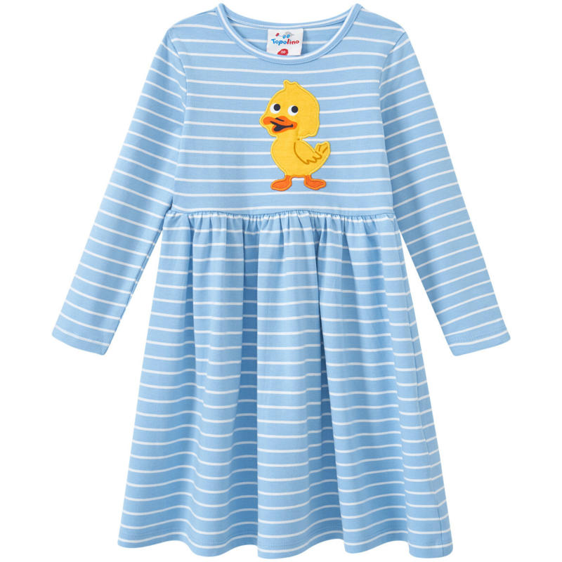 Mädchen Kleid mit Enten-Applikation