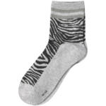 Ernsting's family 1 Paar Damen Socken mit Zebra-Muster - bis 08.05.2024