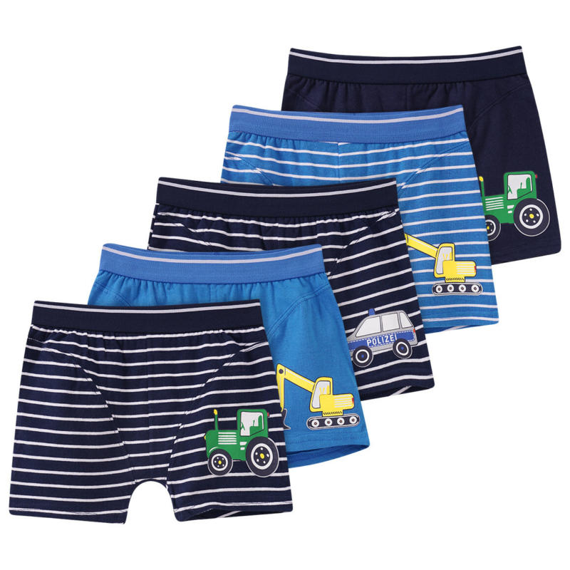 5 Jungen Boxer mit Print