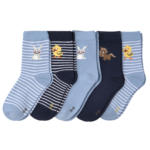 Ernsting's family 5 Paar Kinder Socken in verschiedenen Dessins - bis 08.05.2024