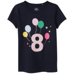 Kinder T-Shirt mit Geburtstagzahl