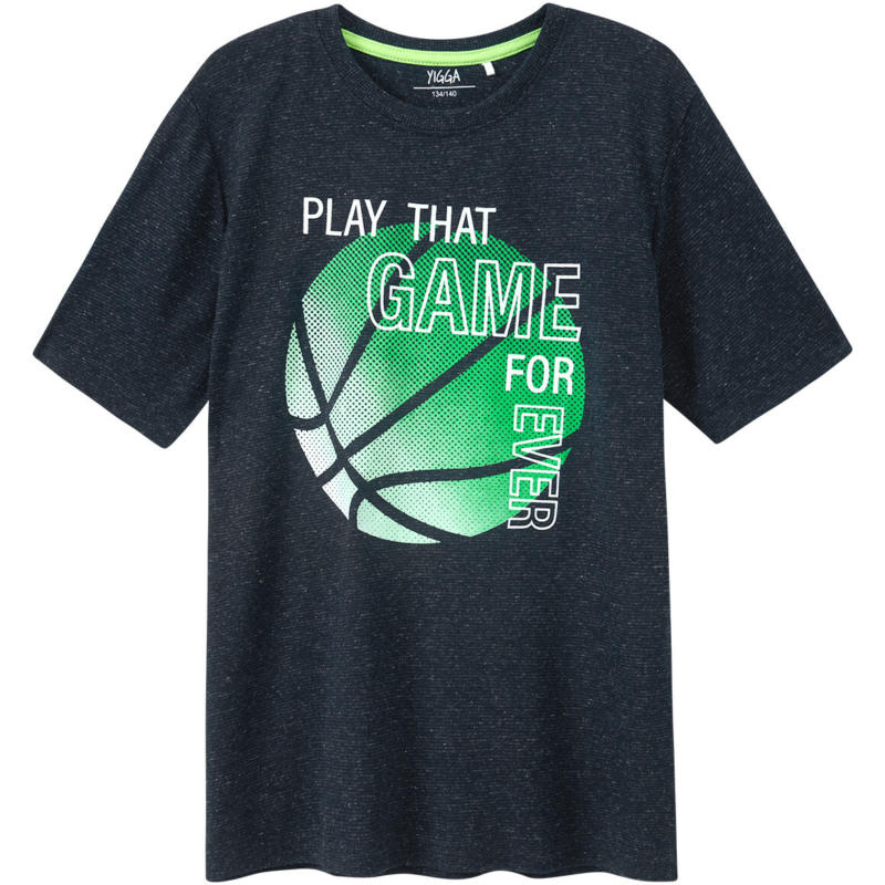 Jungen T-Shirt mit Basketball-Print