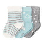Ernsting's family 3 Paar Baby Socken in verschiedenen Dessins - bis 08.05.2024