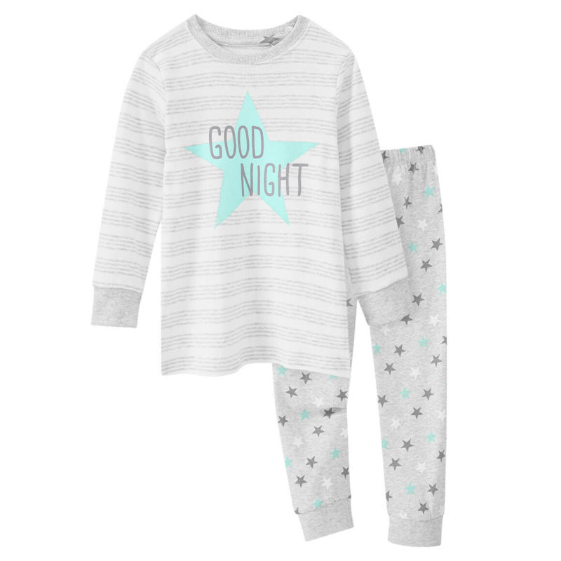 Kinder Schlafanzug mit Stern-Motiv
