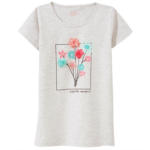 Ernsting's family Mädchen T-Shirt mit Chiffon-Applikation - bis 03.04.2024