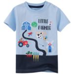 Ernsting's family Baby T-Shirt mit Bauernhof-Motiv - bis 01.05.2024