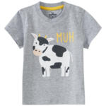 Ernsting's family Baby T-Shirt mit Kuh-Print - bis 15.05.2024