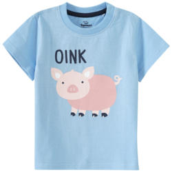 Baby T-Shirt mit Schweinchen-Print