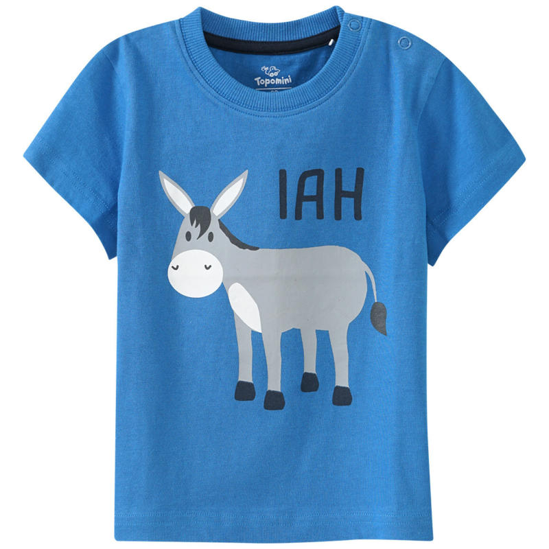 Baby T-Shirt mit Esel-Print
