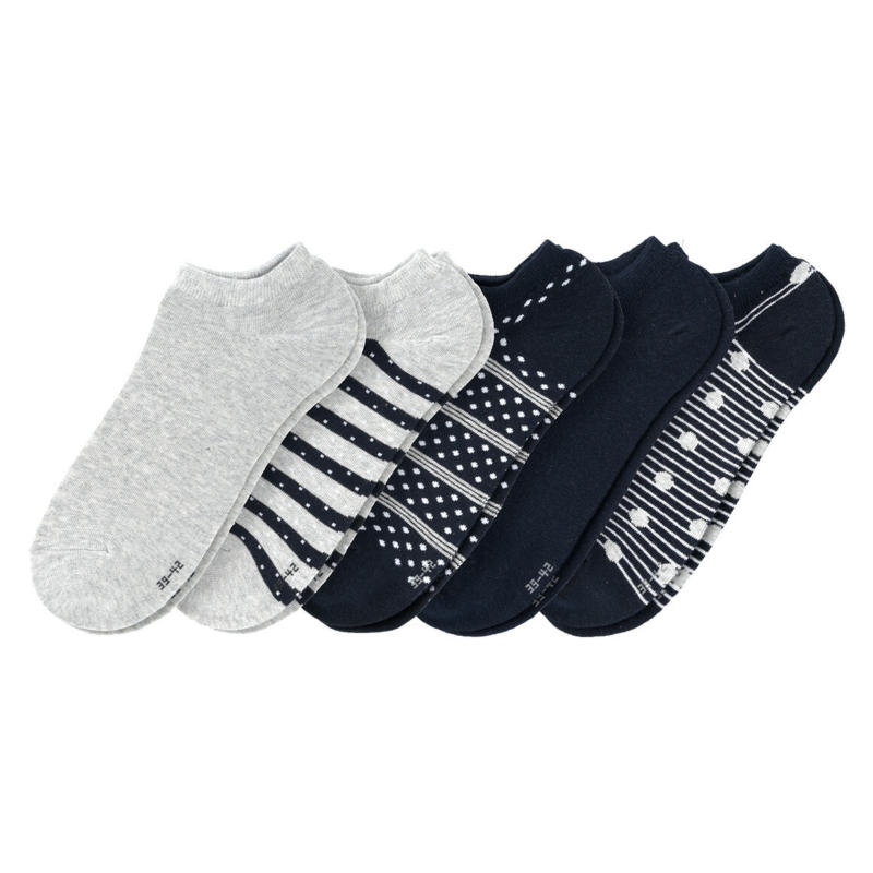 5 Paar Damen Sneaker-Socken im Set