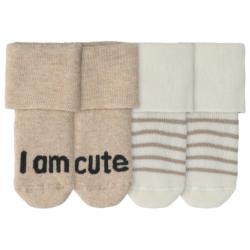 2 Paar Newborn Socken