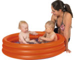 Hornbach Planschbecken Happy People 3-Ring-Pool Ø 122x23 cm orange