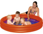 Hornbach Planschbecken Happy People 3-Ring-Pool Ø 157x28 cm orange