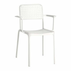 Chaise de jardin LAUSANNE-510, aluminium, blanc gris