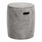 Pfister Tabouret FIDSCHI, matériau composite, gris ciment