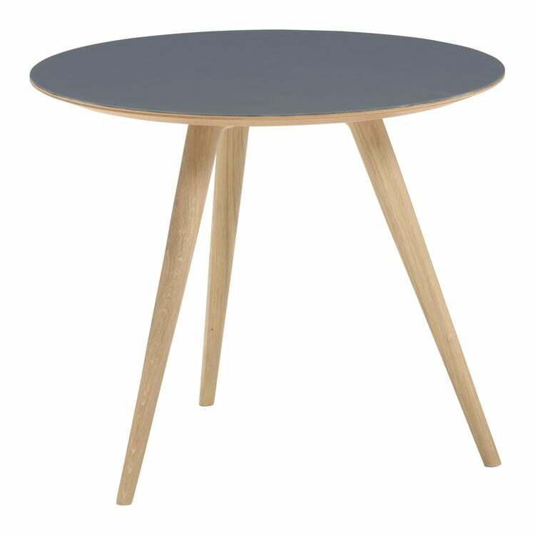 Tavolino di complemento ARP, legno, blu