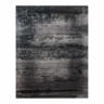 Tapis d’Orient modernes Sahar Fresco, laine vierge/soie/, noir