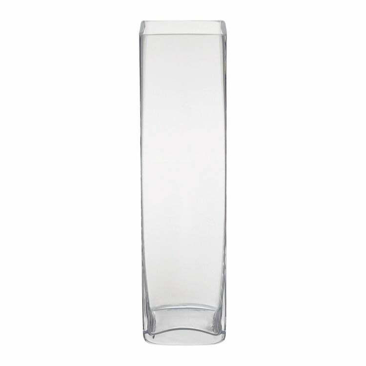 Vase décoratif LYNN, verre, transparent