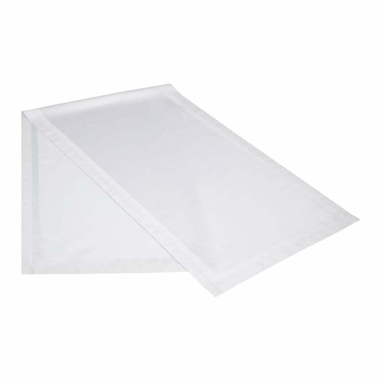 Chemin de table SIGNATURE, coton/polyester/, blanc